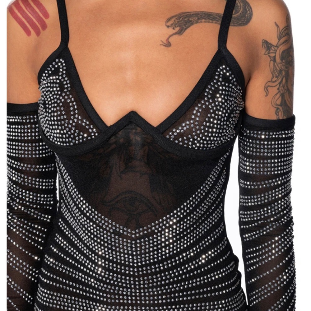 AKIRA, I bring the party embellished maxi dress - Picture 4 of 17